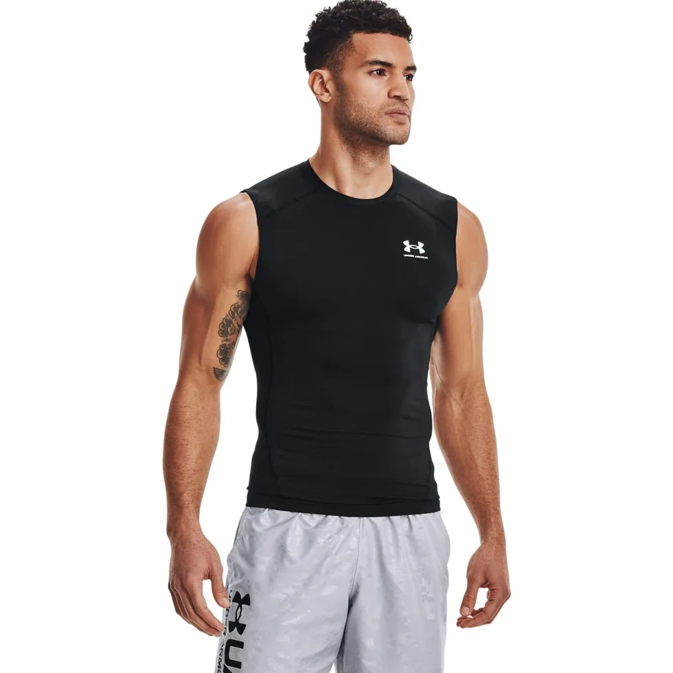 Under Armour Baselayer HG Comp Tanktop Weiß Herren