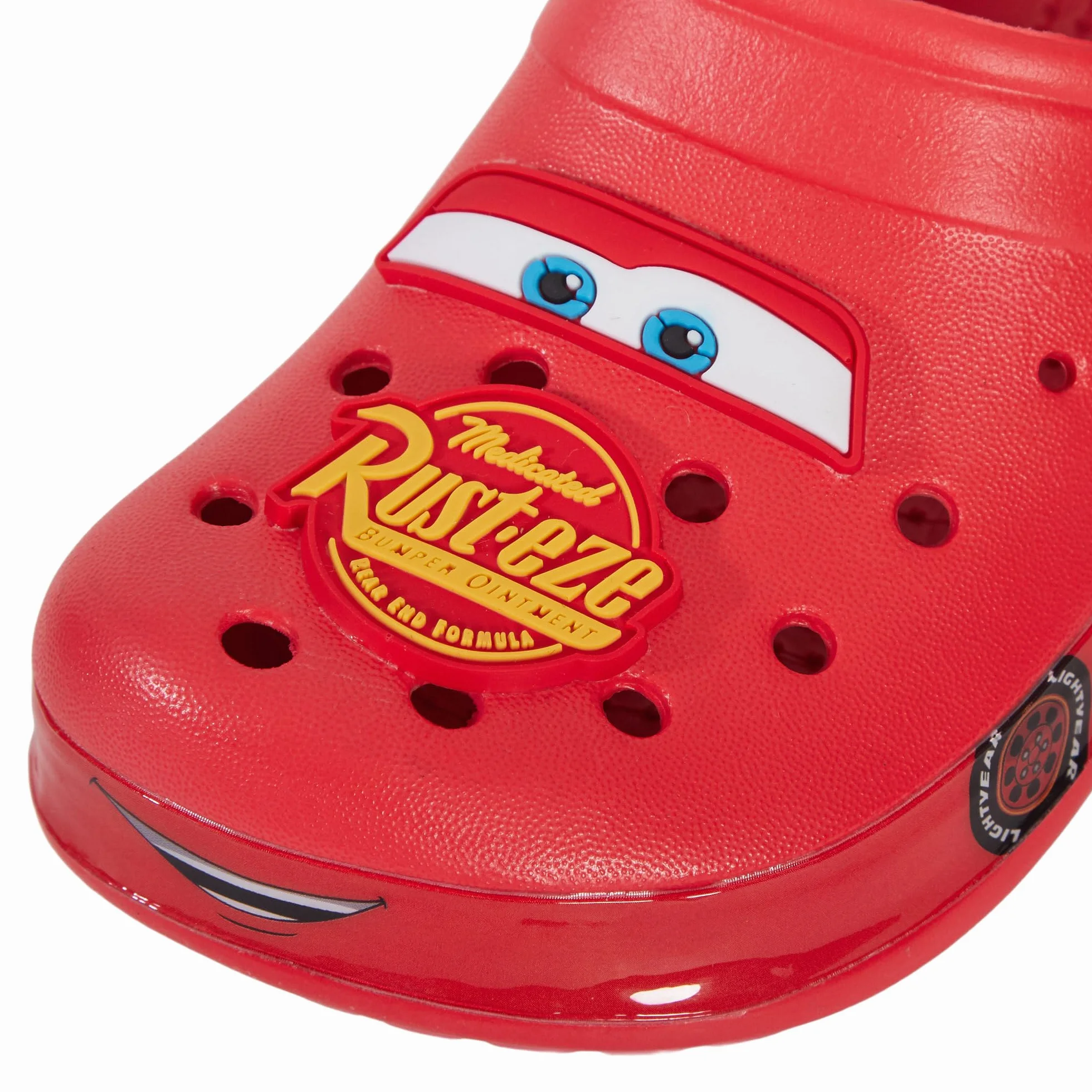 Disney Jungen Cars Clogs mit Charms, Kinder Sandalen, Lightning McQueen Slipper mit Knöchelriemen, Strand Schuhe.