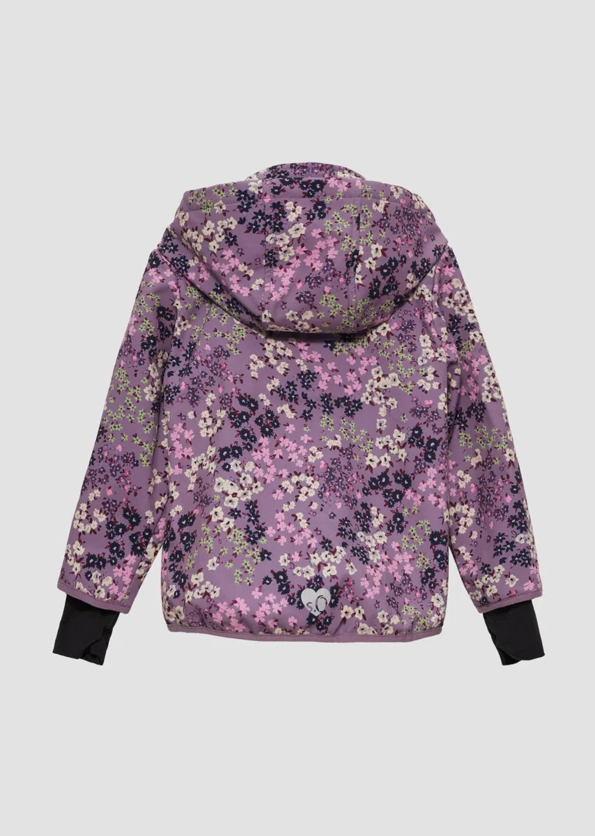 s.Oliver Gemusterte Softshelljacke mit Fleece innen