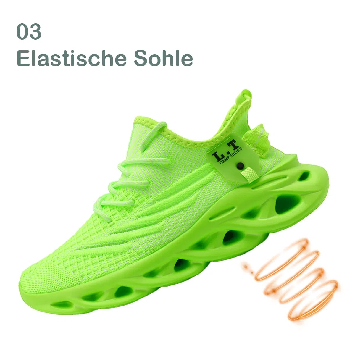 Modische lässige Fitness Laufschuhe Sneakers für Herren Leichte atmungsaktive Wander Arbeiten Sportschuhe rutschfeste Weiche Bequeme verschleißfeste Tennisschuhe