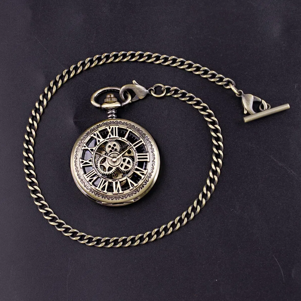 Taschenuhrkette Albert Albert T Kette antike T Wand Uhrenkette Einzelkette Weste Ledergürtel