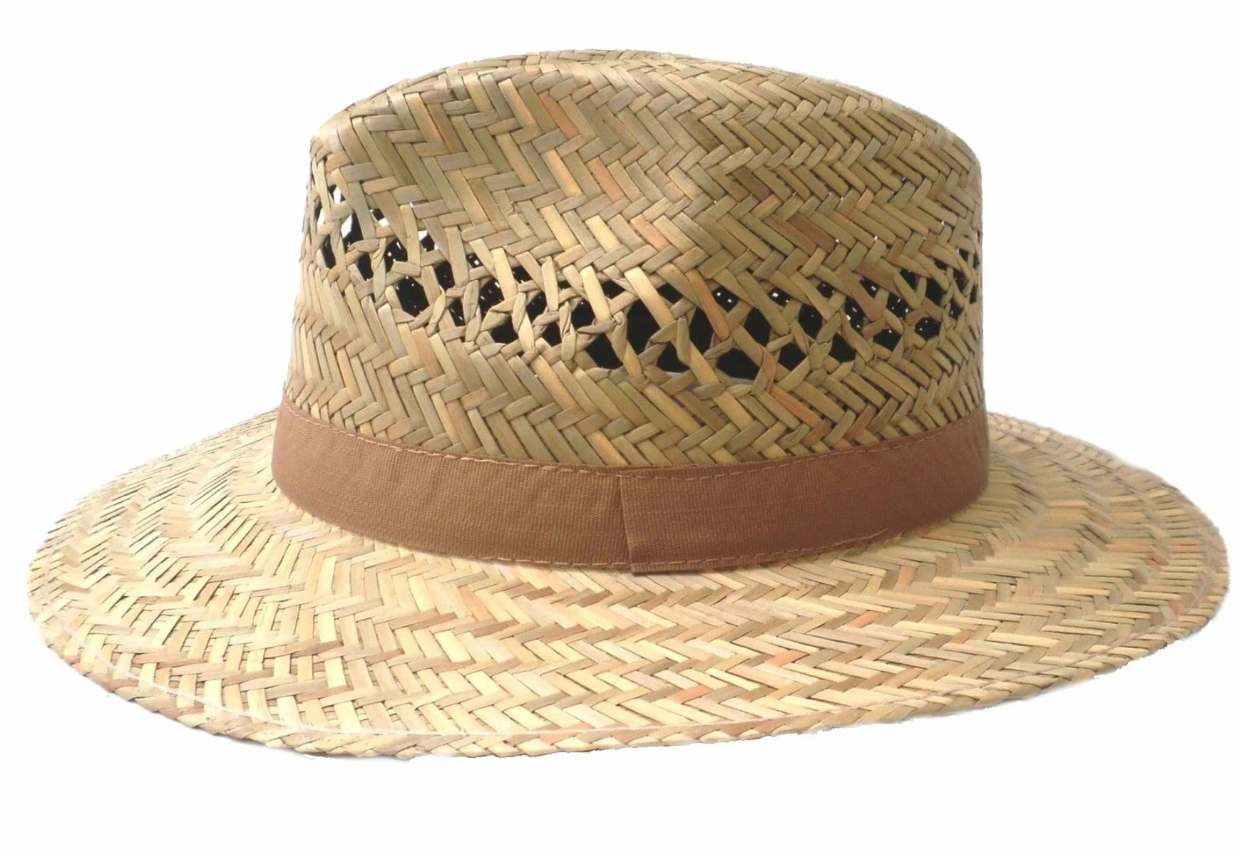 Faustmann Strohhut Herrenhut/Damenhut Größe.55-63 XXL gerade Krempe