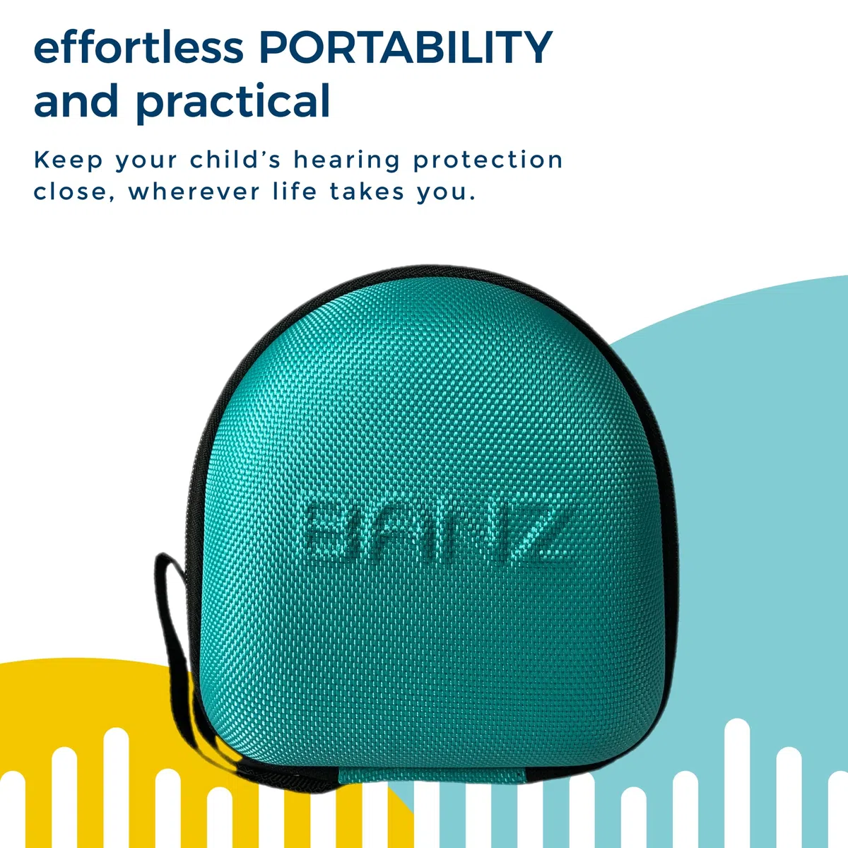 BANZ Fall Harter eva erstklassiger Schutz für Baby earmuffs und Kopfhörer Wasser