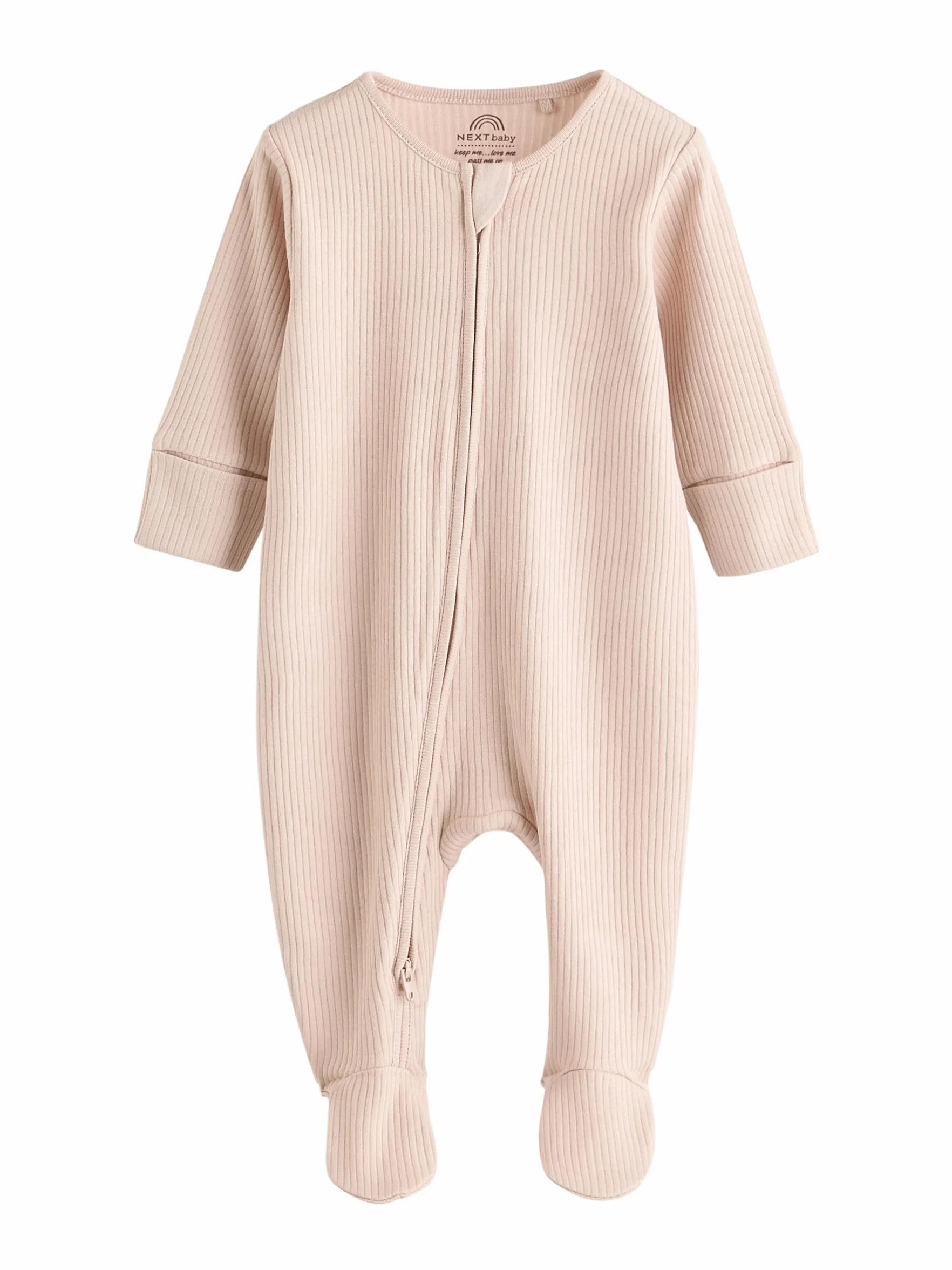 NEXT Baby Babystrampler Zwei-Wege-Reißverschluss, 3er-Pack
