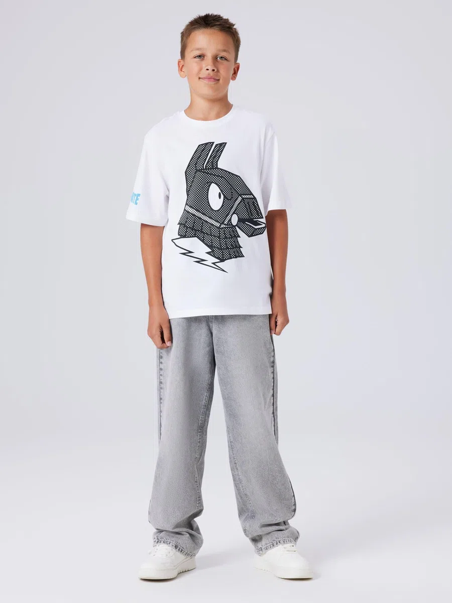 Jungen Straight Fit Jeans – 100% Baumwolle Denim Hose – Klassische Regular Fit Kinderjeans