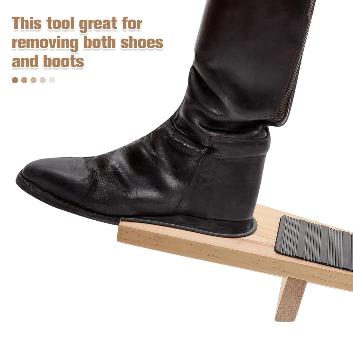 GALPADA Robuster Stiefelknecht Aus Massivholz Tragbarer Stiefelauszieher FüR Reitstiefel Und Arbeitsstiefel Wiederverwendbarer Schuhentferner Praktischer Helfer FüR Outdoor Und Stall