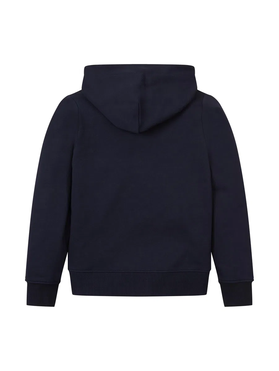 TOM TAILOR Jungen Kinder Sweatjacke mit Print aus Bio-Baumwolle