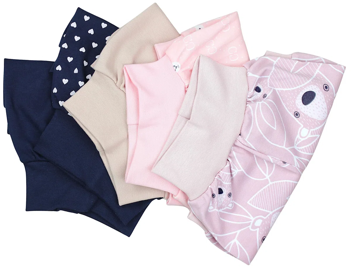 TupTam Baby Mädchen Pumphose Sommershorts 5er Set
