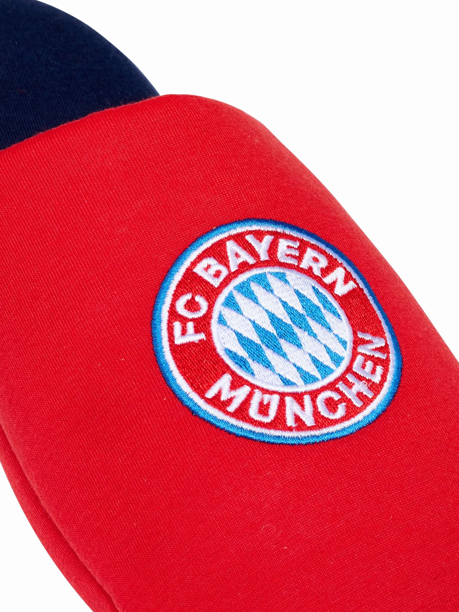 FC Bayern München I Pantoffeln Logo I Kinder I Rot