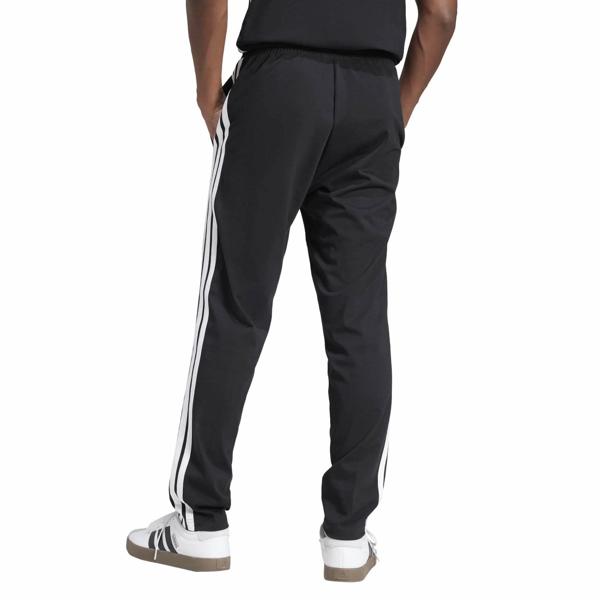 Adidas Herren Essential Three Stripes Single Jersey Pant