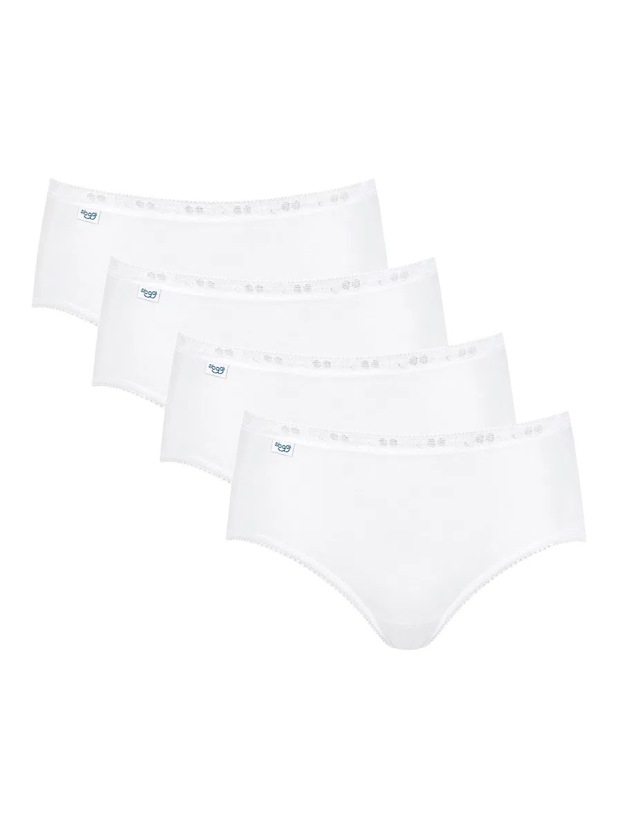 Sloggi Damen Unterhose Basic+ Midi / 4-Pack