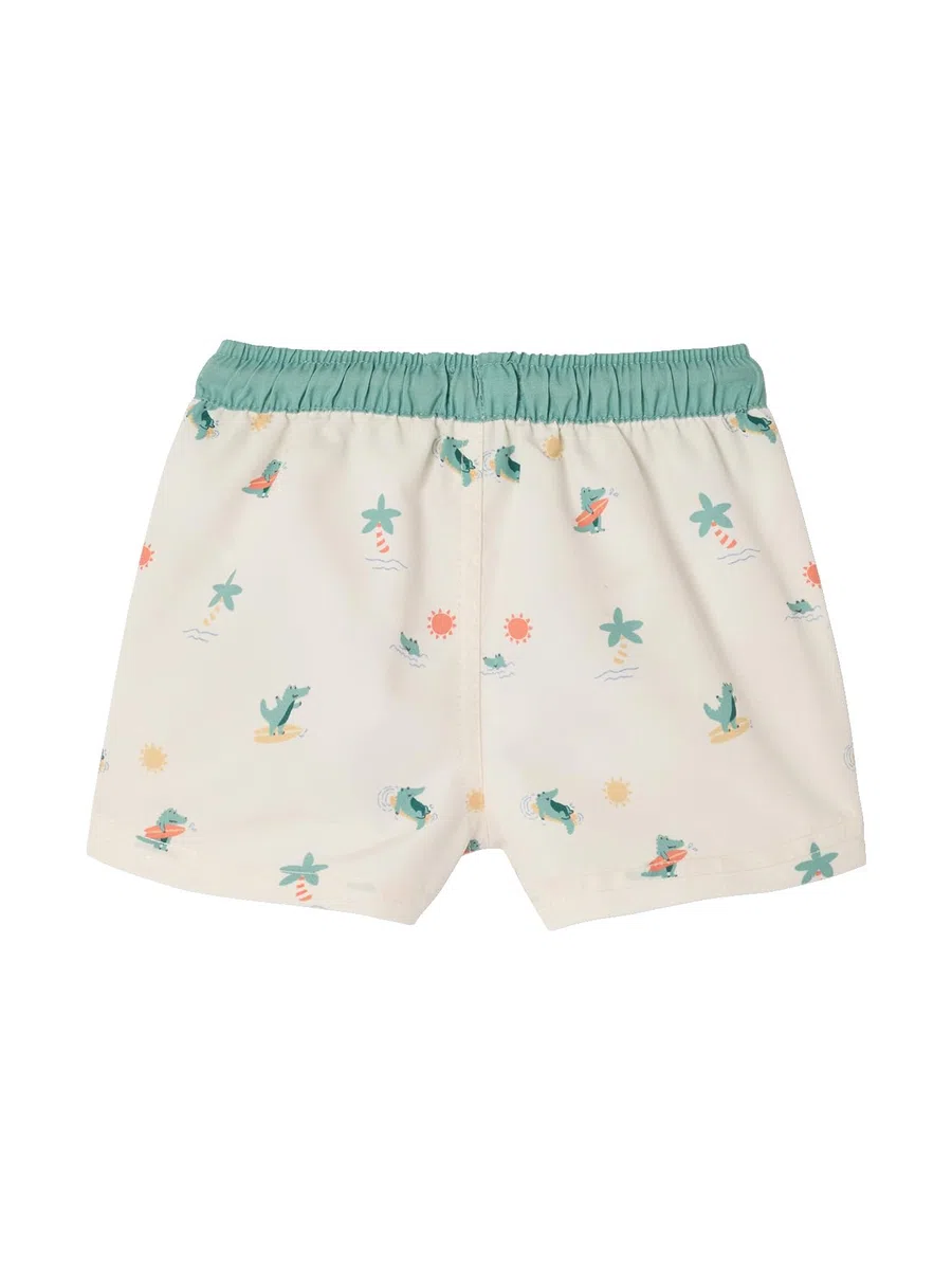 Vertbaudet Badeshorts Krokodile Baby Jungen