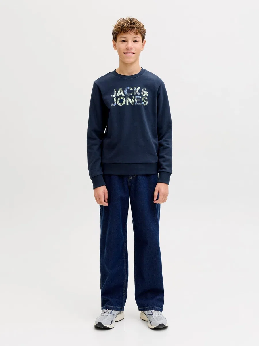 JACK & JONES Herren Jjejeff Logo Sweat Crew Jnr