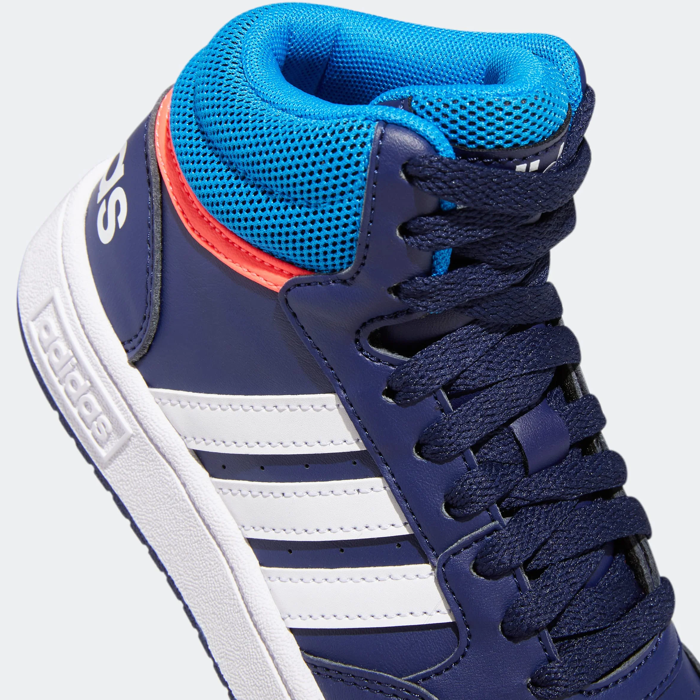 Adidas Unisex Kinder Hoops Mid Shoes, Dark Blue/Blue Rush/Turbo, 36