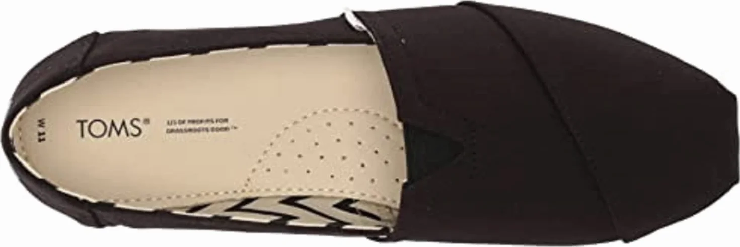 Toms Damen Alpargata aus Recycelter BaumwolleFlache Slipper