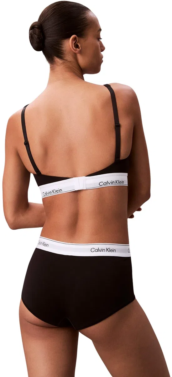 Calvin Klein Damen Hipster Boyshort mit Logobund