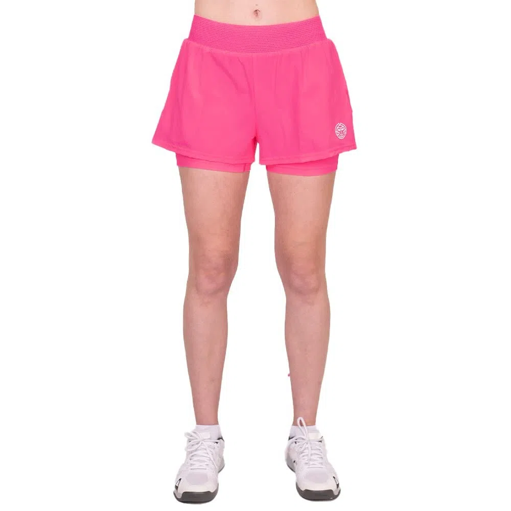 BIDI BADU Damen Crew 2In1 Shorts - pink