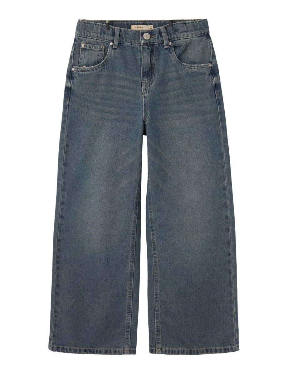 Name IT Mädchen Weite Jeans Nkfbella Skater Wide Jeans 1896-zd R