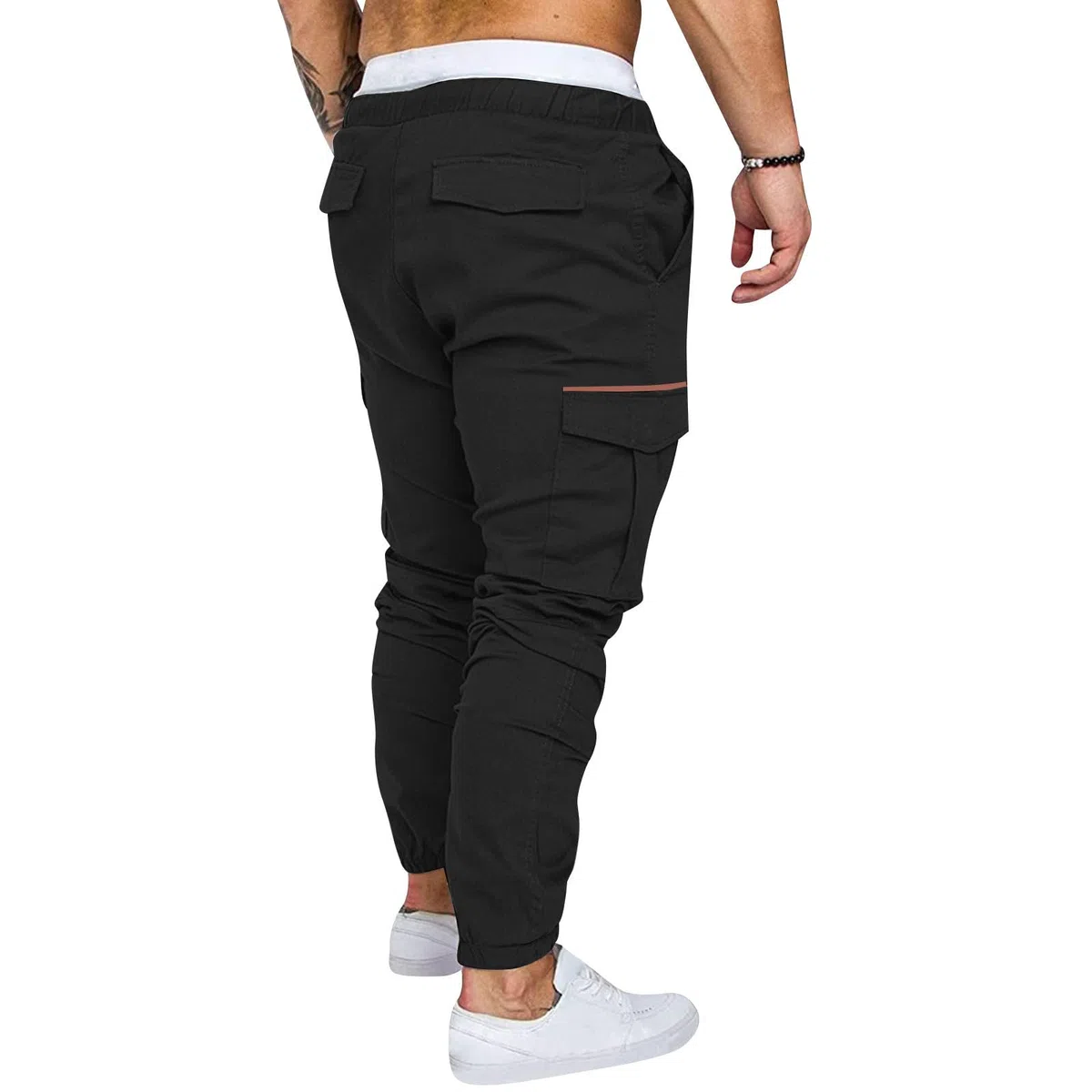 SRZYMJ Cargohose Herren Fahrradhose Herren Gepolstert Regenhose Herren Überziehhose Moped 3 4 Hose Herren Jeans Jogginganzug Herren Baumwolle Thermo Strumpfhosen Outdoorhose Hose Herren Beige