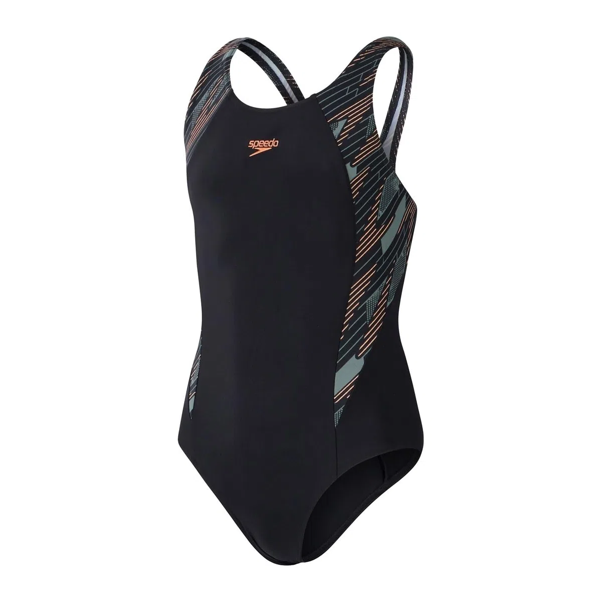 Speedo Mädchen Hyperboom Splice Muscleback Badeanzug | Schwimmtraining | Chlorbeständig Schwimmbekleidung
