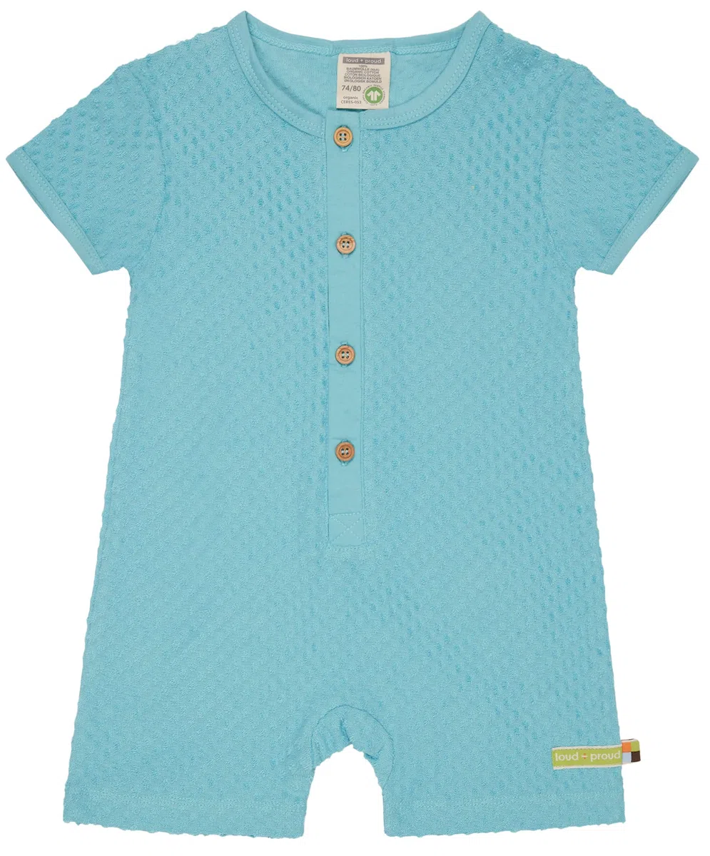 loud + proud Unisex Baby Frottee mit Punkten, GOTS Zertifiziert Spieler