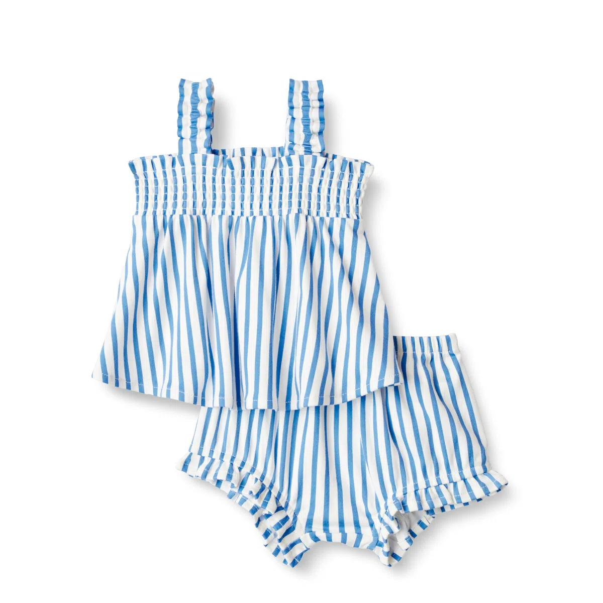 Amazon Essentials x Sofia Grainge Baby - Mädchen Spielset aus baumwollener, ärmelloser Bluse und Shorts