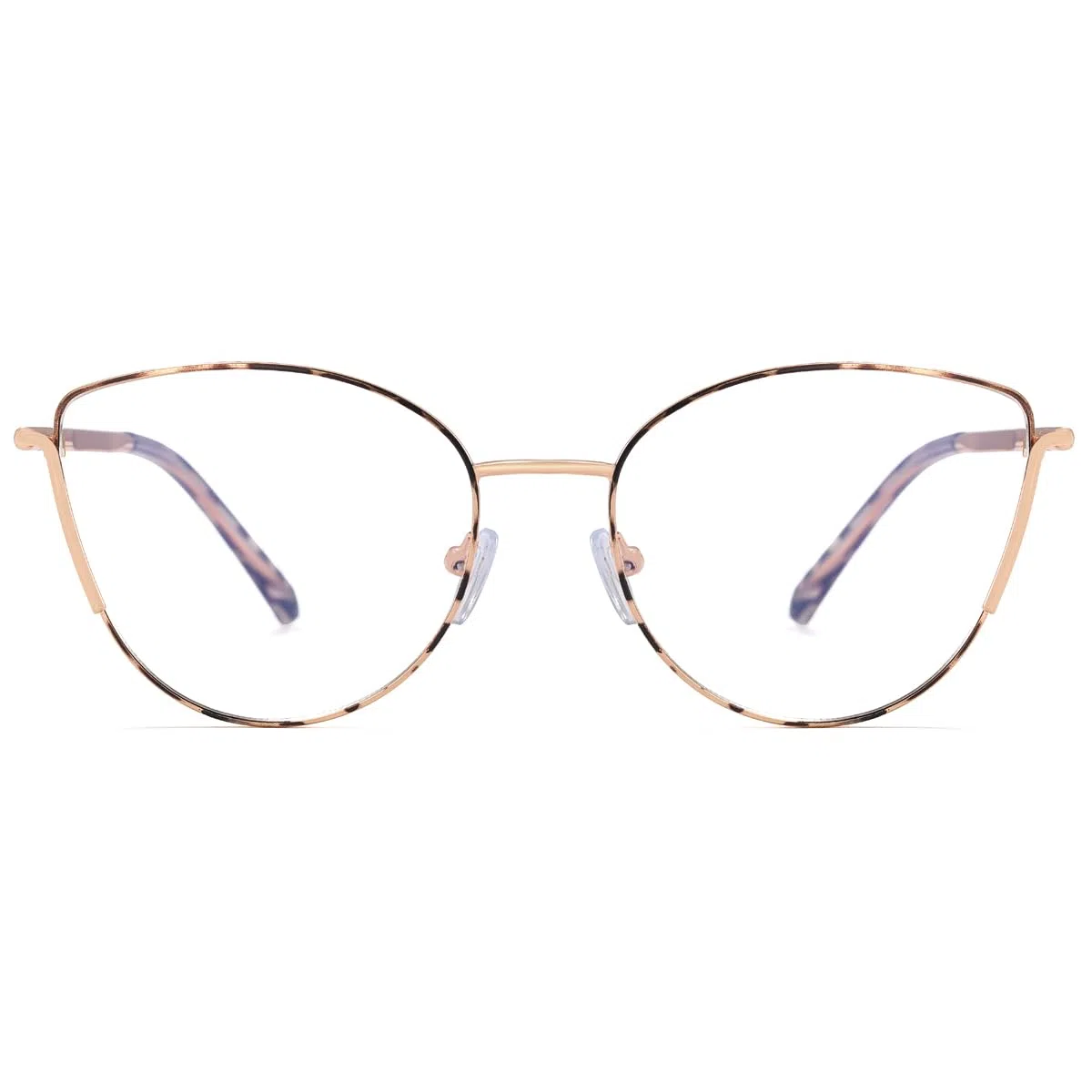 Blaues Licht Blocking Gläser Metallrahmen Brillen Retro Cat Eye Brillen Rahmen Frauen