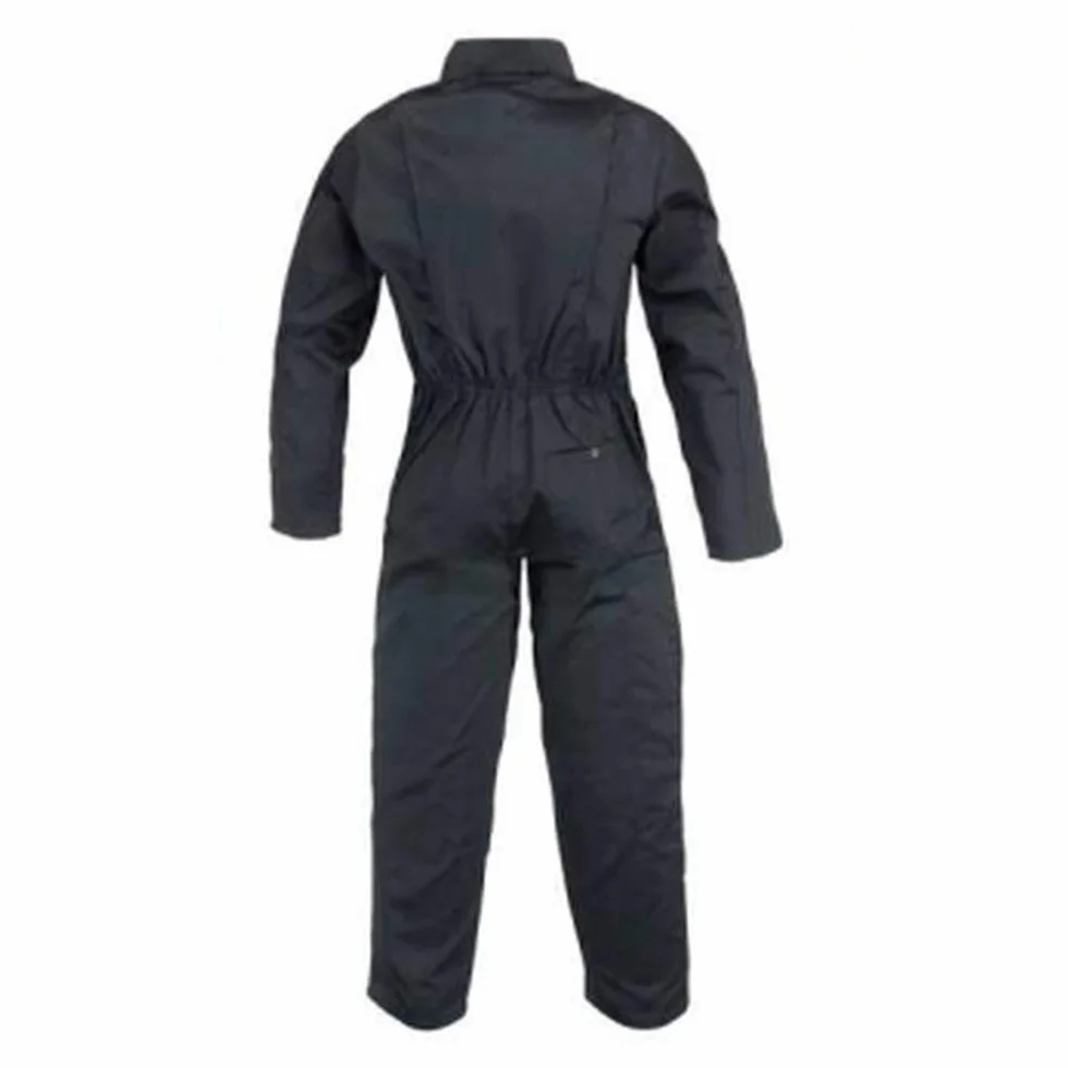 Arbeitsoverall 2 Reißverschlüsse Polybaumwolle schwarz 245 g/m2 L