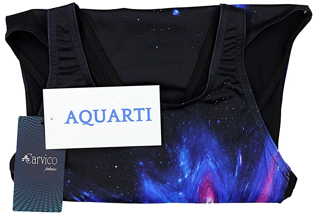 Aquarti Mädchen Badeanzug – Chlorresistenter Sport Badeanzug Mädchen mit Muscleback