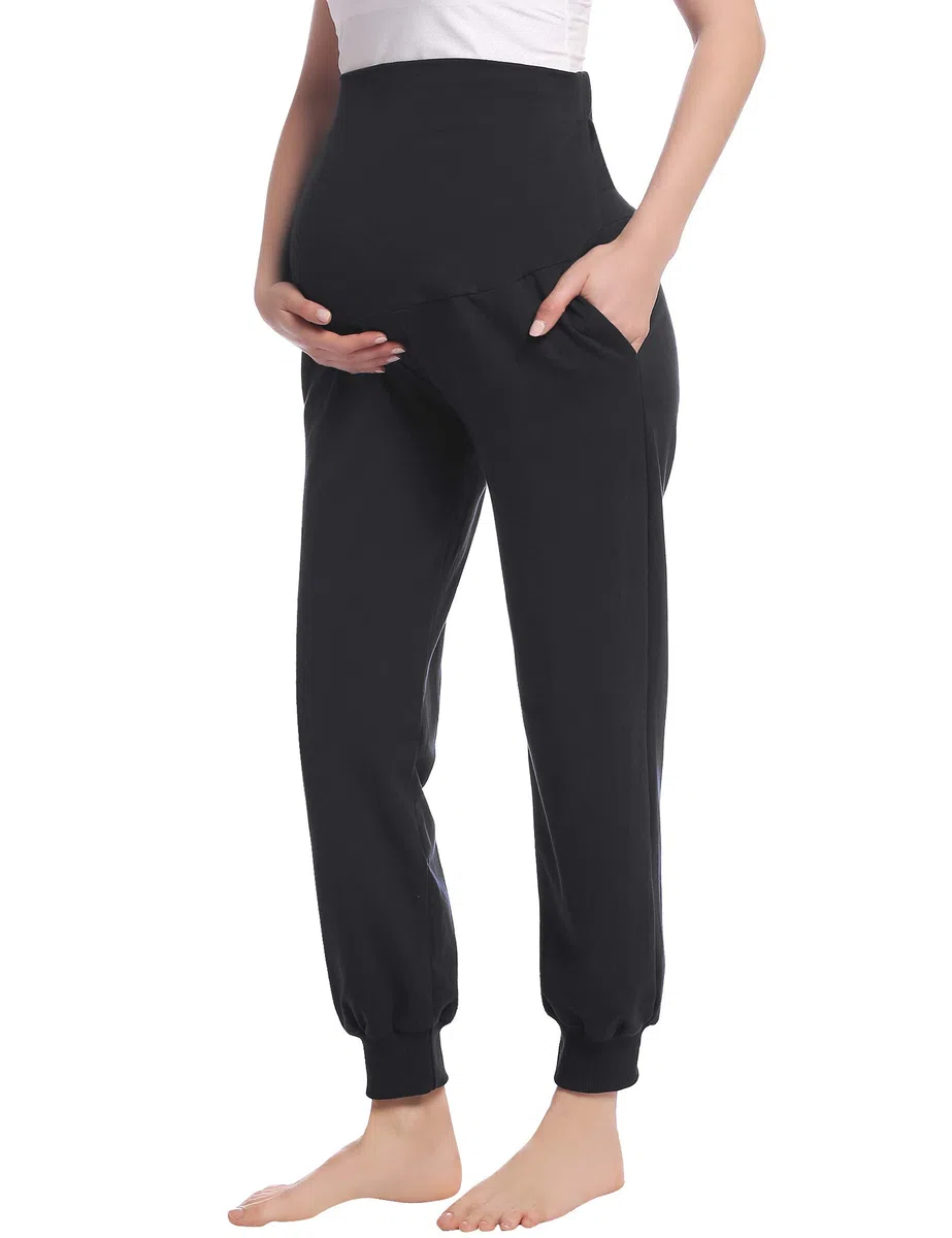 Damen Umstandshose Jogginghose Lang Schwangerschaft Warm Schlafanzug/Pyjama/Yoga Hose