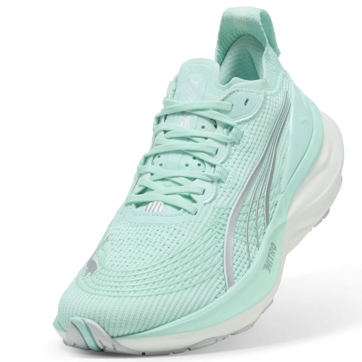 Puma Damen Foreverrun Nitro 2 Wn White-Mint Me Schuhe