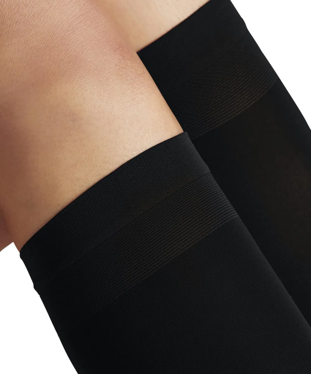 FALKE Lufthansa Travel & Comfort Damen Vitalize 40 DEN Kniestrümpfe feines weiches Material halb blickdicht Kompression druckfreier Komfortbund für Reisen sowie langes Sitzen 1 Paar