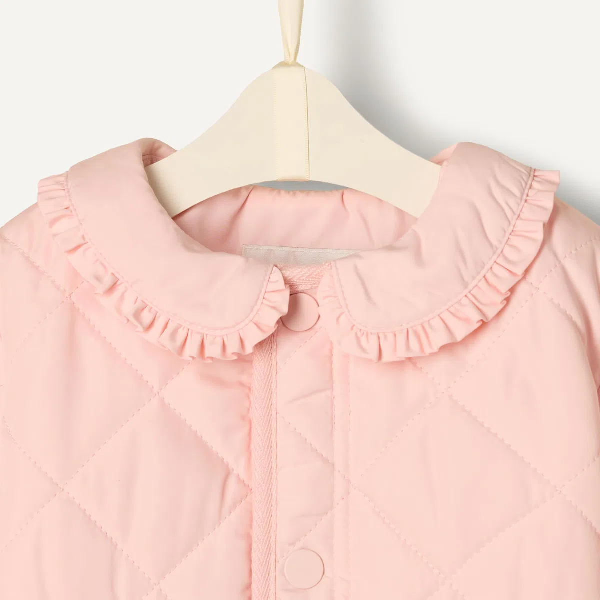 Amazon Essentials Baby - Mädchen Mittelschwere Feldjacke mit Rüschen