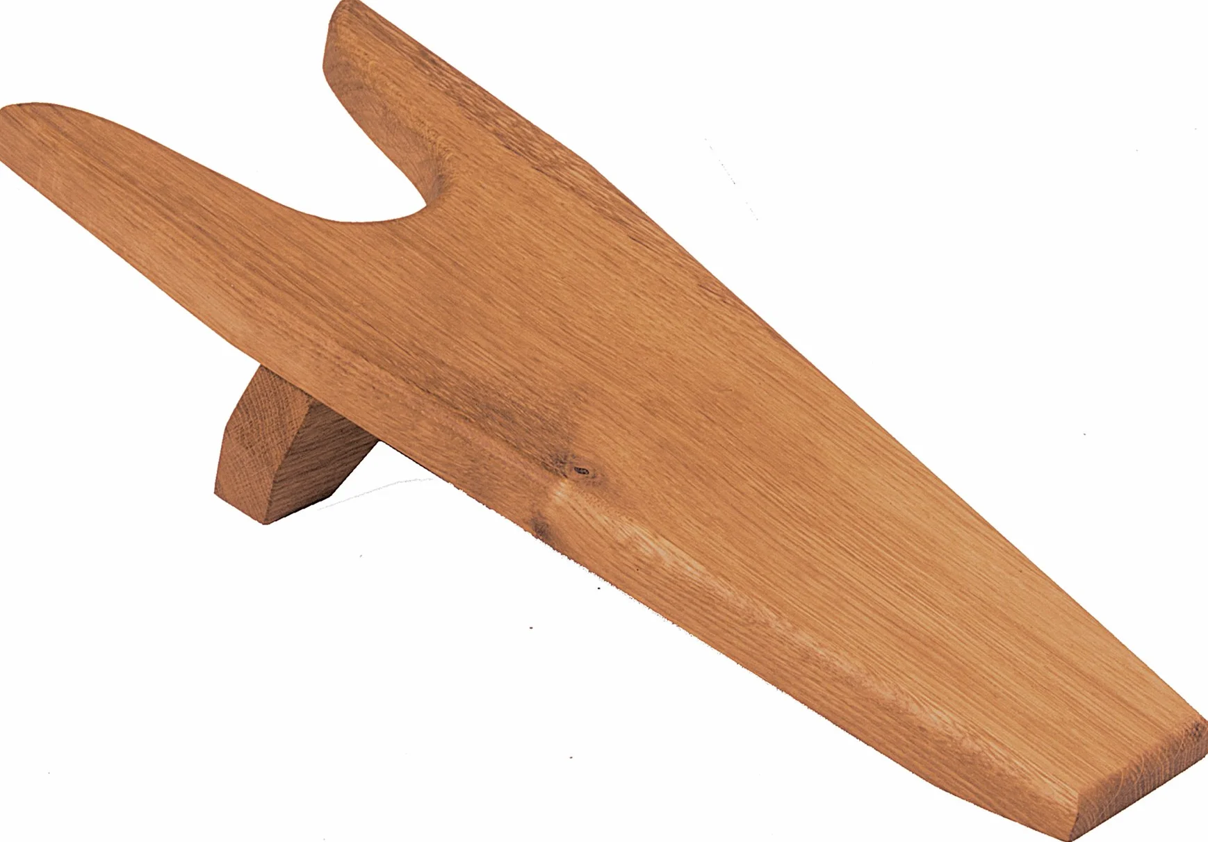 Bürstenhaus Redecker | 380025 | Schuhauszieher | Stiefelknecht Extra Stabil | Geöltes Eichenholz | Größe: 40cm | Farbe: Braun