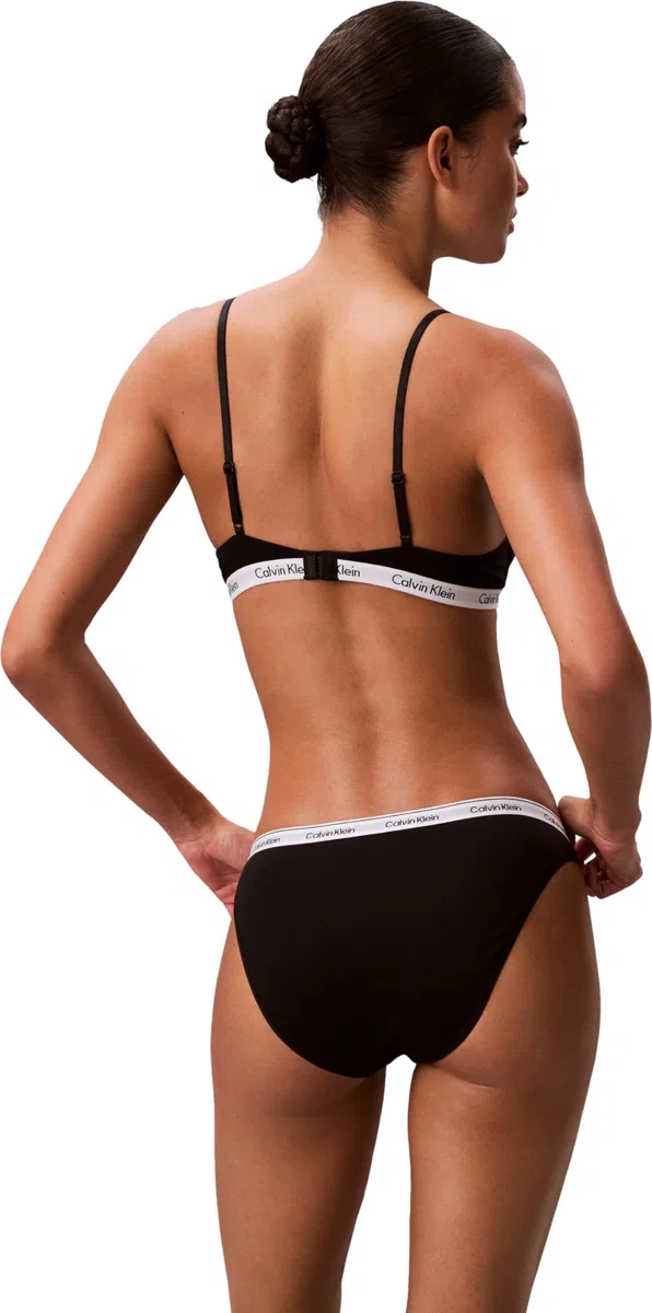 Calvin Klein Damen 3er Pack Slips Bikini Form Baumwolle mit Stretch