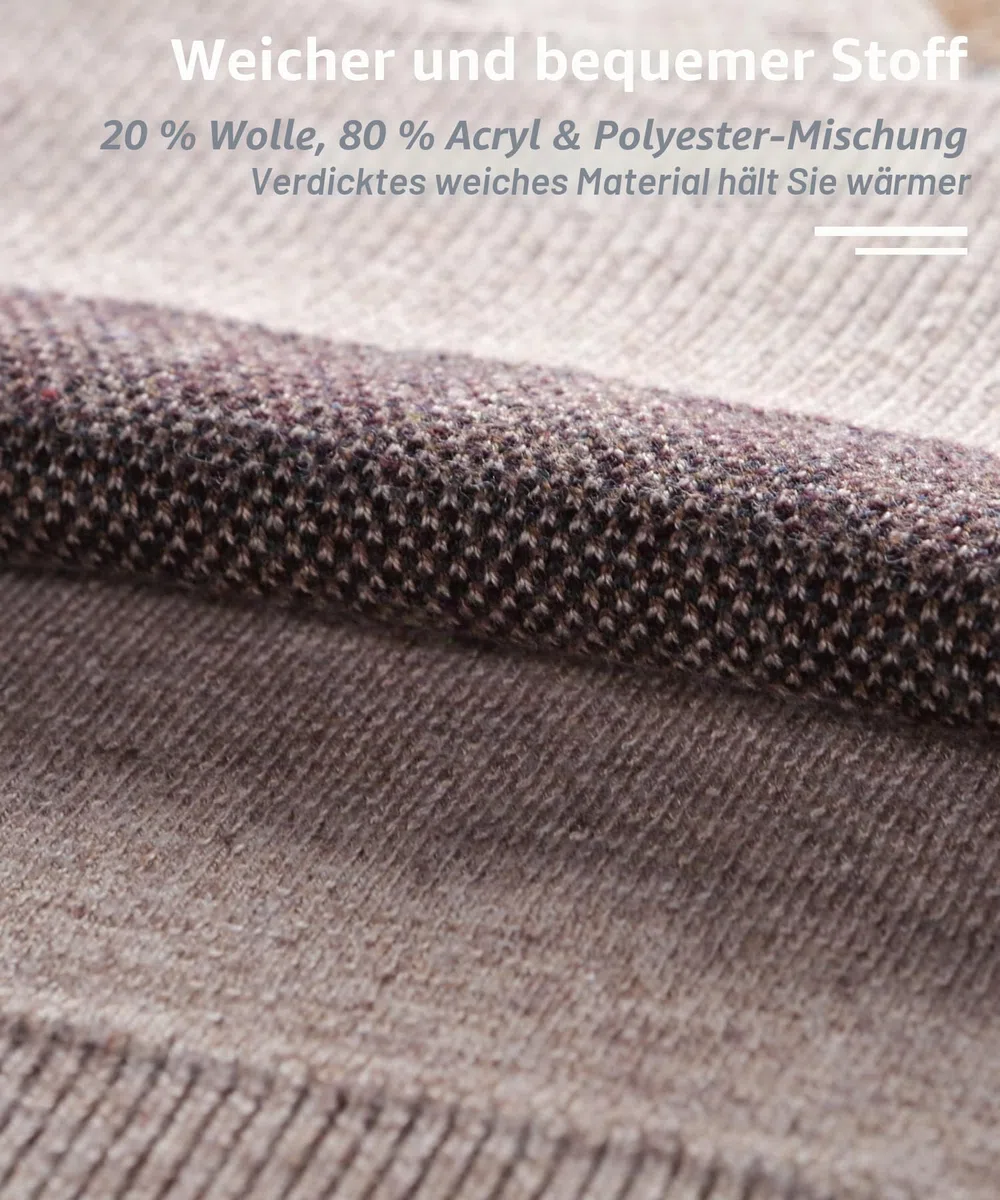 Herren Diamant West Dick Strickweste Business Ärmellose Pullunder Wollweste Argyle Lässig V-Ausschnitt Pulloverwestee Gestrickt Pullover für Männer