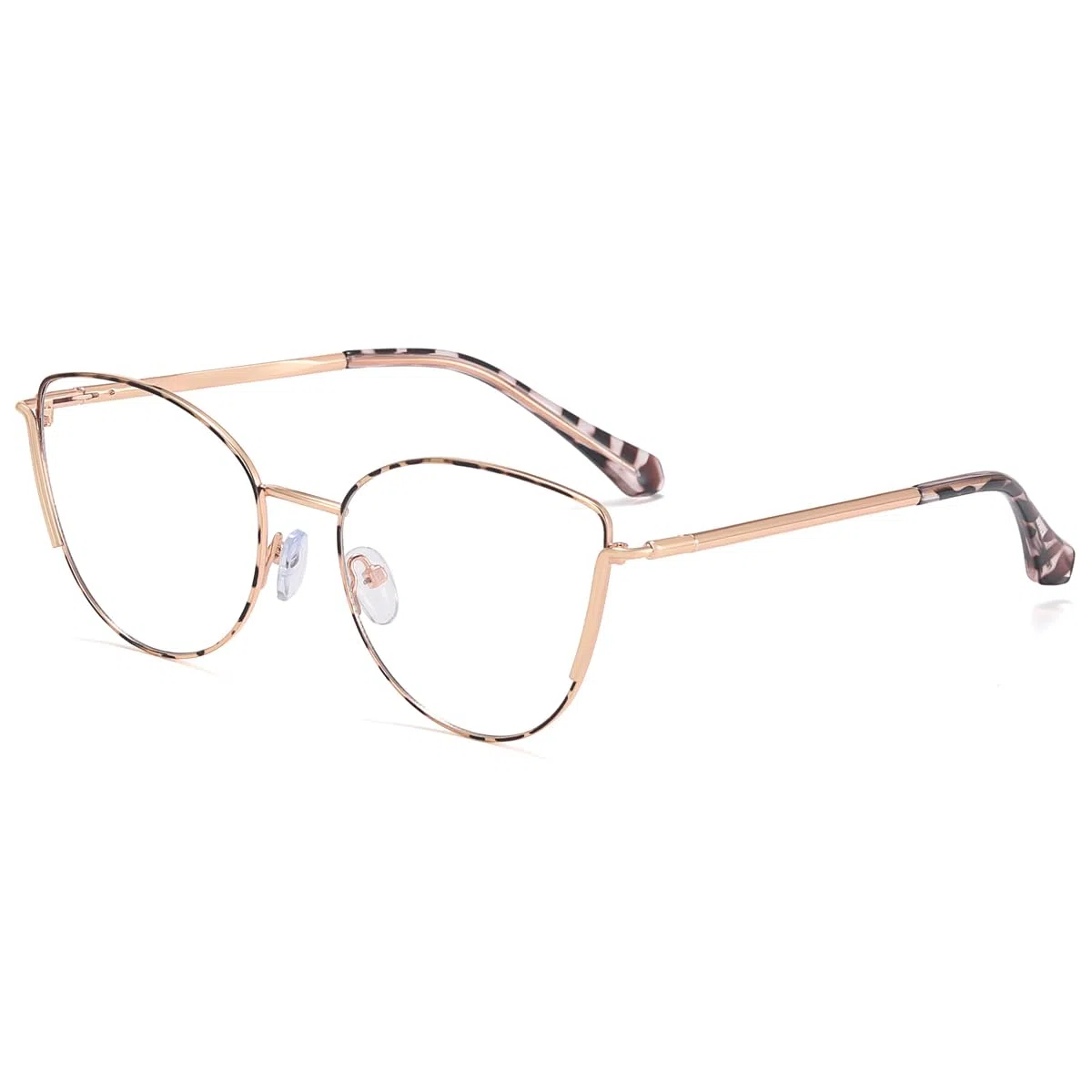 Blaues Licht Blocking Gläser Metallrahmen Brillen Retro Cat Eye Brillen Rahmen Frauen