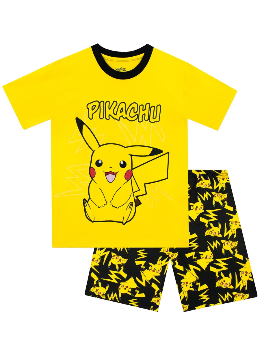 Pokemon Jungen Schlafanzug Pikachu