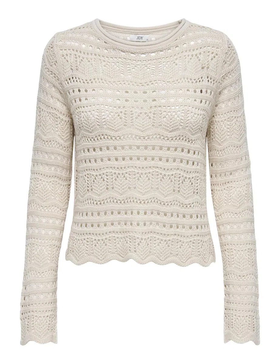 Jacqueline de Yong Damen Jdysun Lay L/S Boatneck Pullov. KNT Noos Strickpullover (1er Pack)