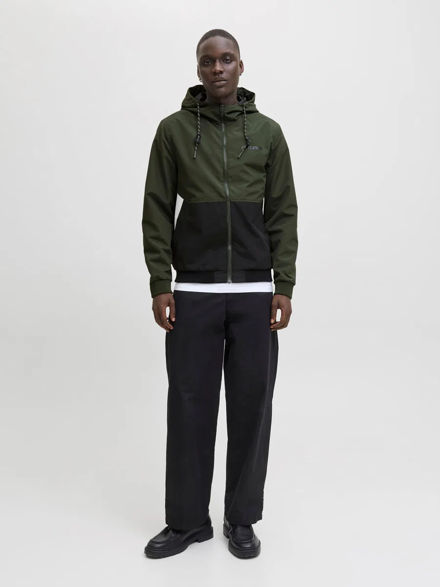 JACK & JONES Herren Jjerush Hood Bomber Noos Pls Bomberjacke