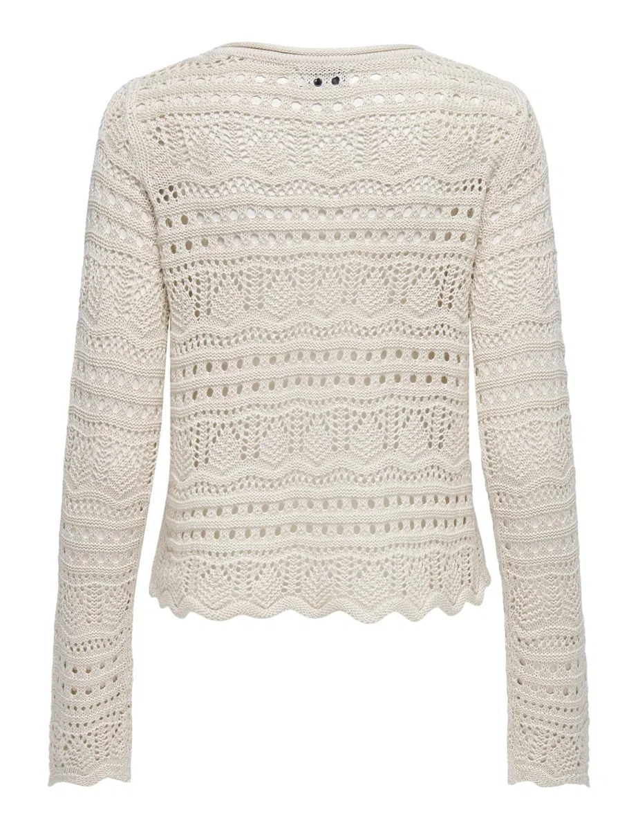 Jacqueline de Yong Damen Jdysun Lay L/S Boatneck Pullov. KNT Noos Strickpullover (1er Pack)