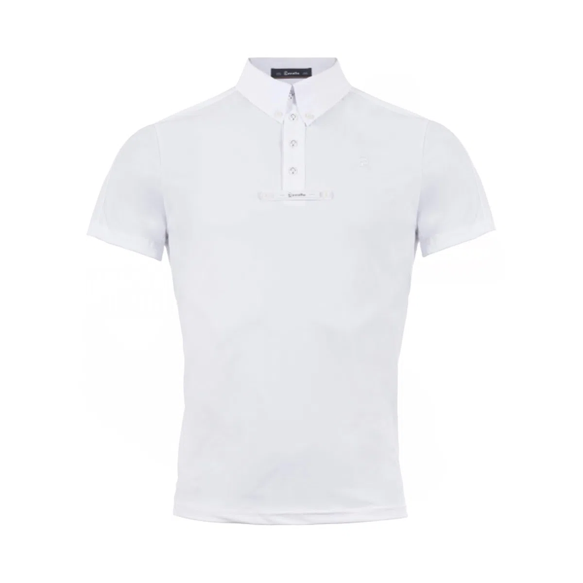 Cavallo Turniershirt Herren Caval Competition Polo White Sportswear FS 2024