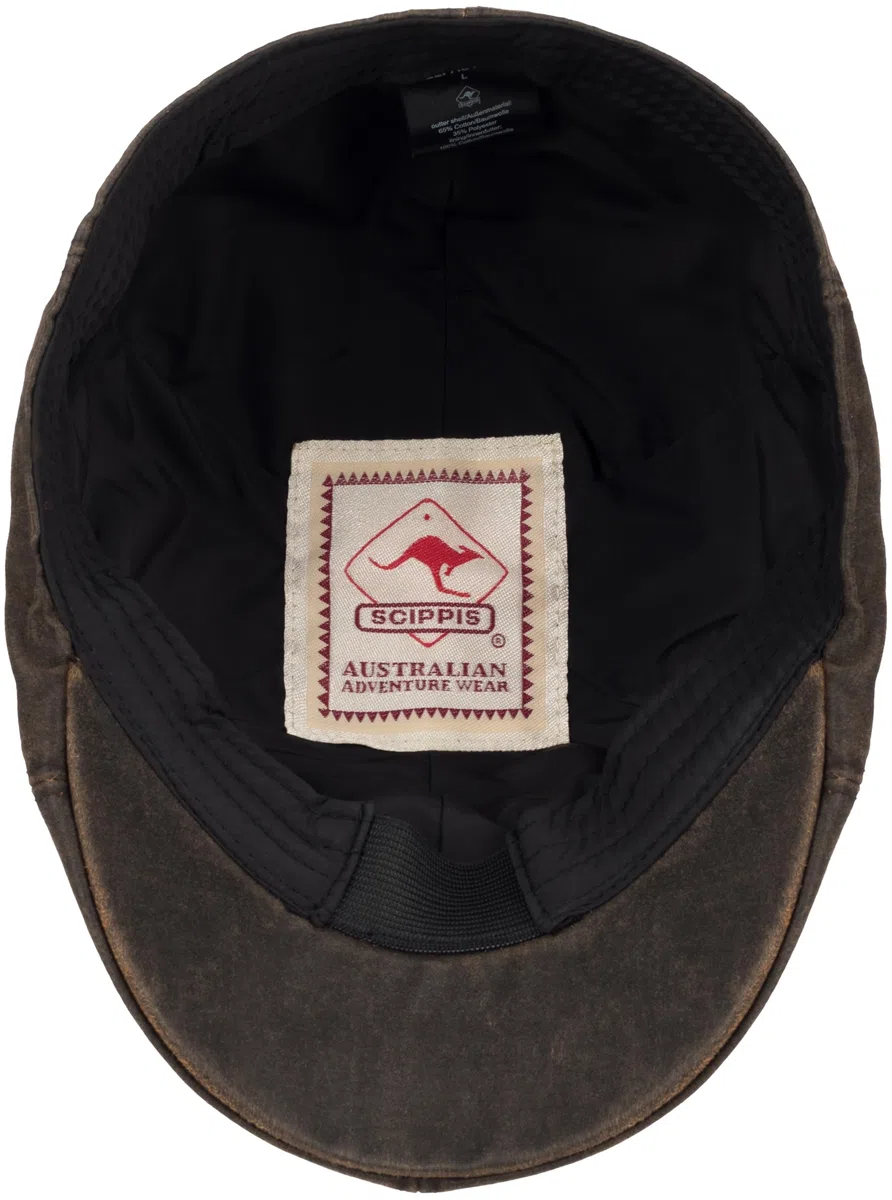 SCIPPIS Belfast Cap – wasserdichte Schiebermütze für Damen & Herren | Leichte & elastische Flatcap mit hohem Eleganter Look für Alltag & Freizeit
