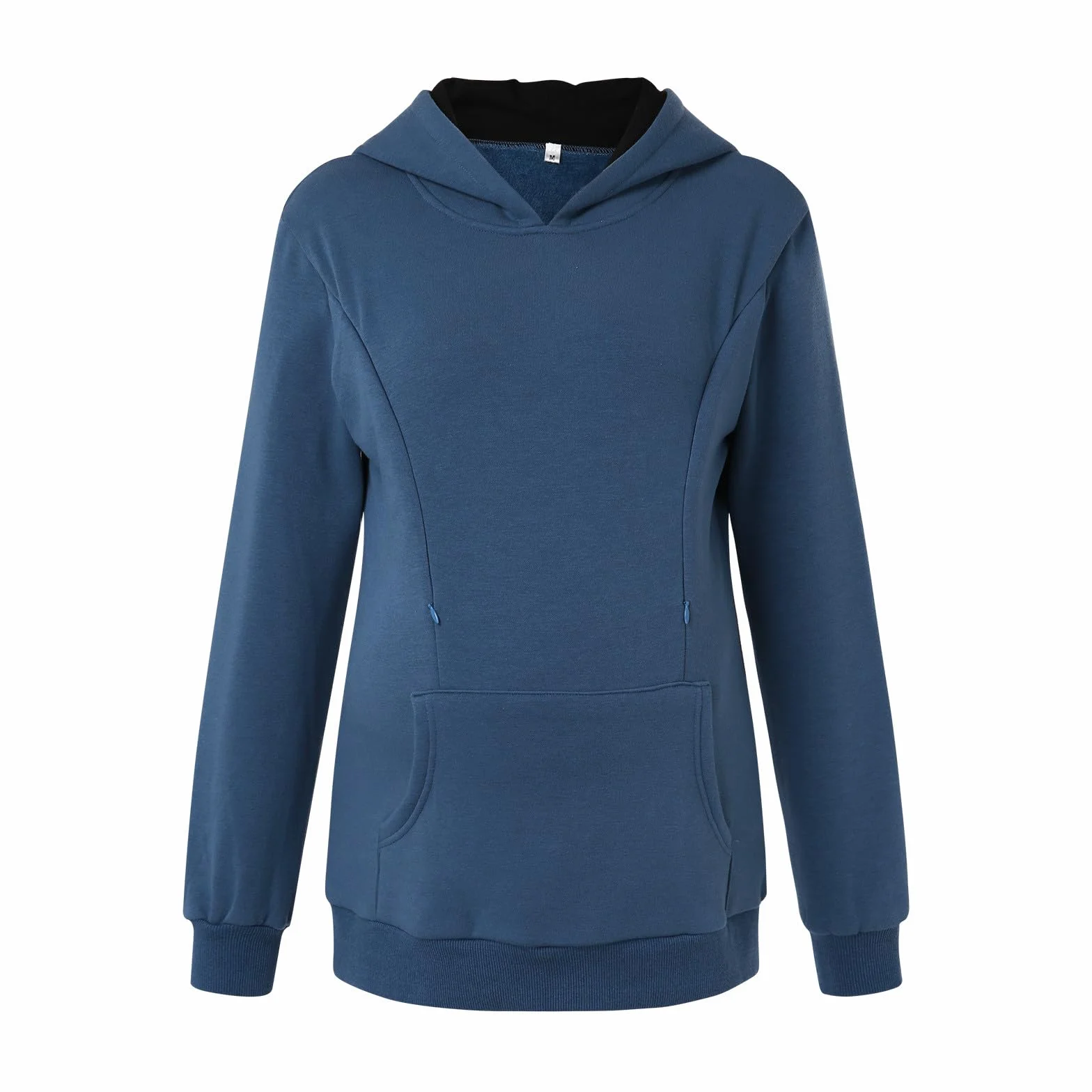 Damen Still-Hoodie Sweatshirt Langarm Stillen Umstands-Tops Freizeitkleidung Stillpullover Stilloberteil Umstandsmode Hoodie Sweatshirt zum Stillen Winter Warme Wattierter Pullover
