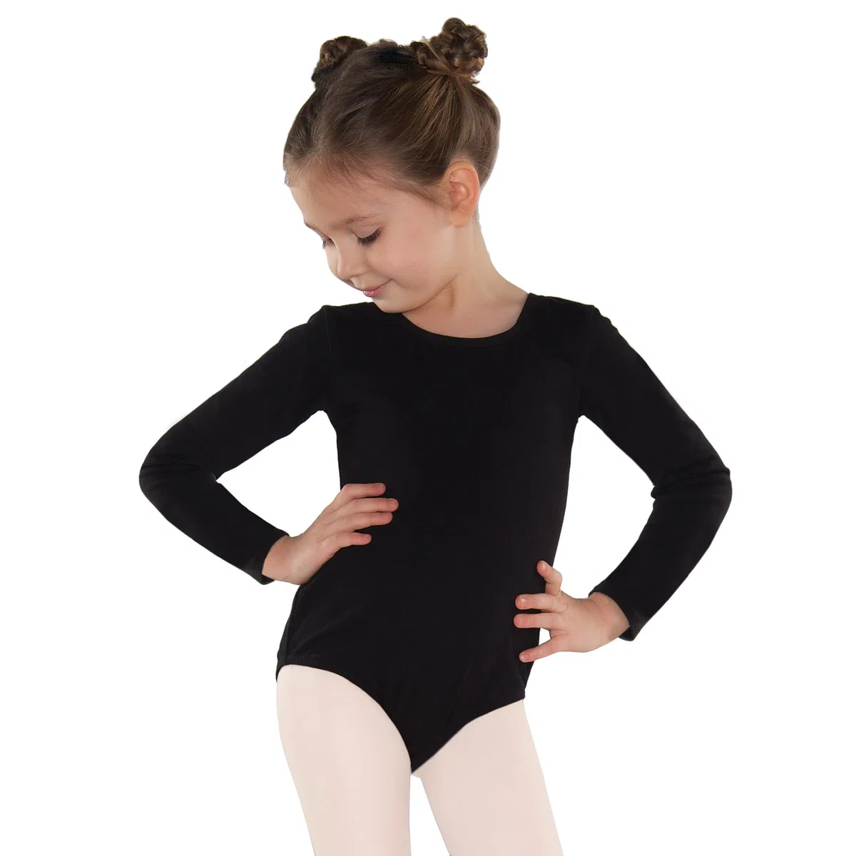 Shepa Mädchen Kinder Gymnastikanzug Ballettanzug aus Baumwolle