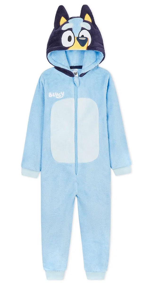 BlueY Jungen Fleece Jumpsuit mit Kapuze, kuscheliger Overall – Geschenke für Jungs