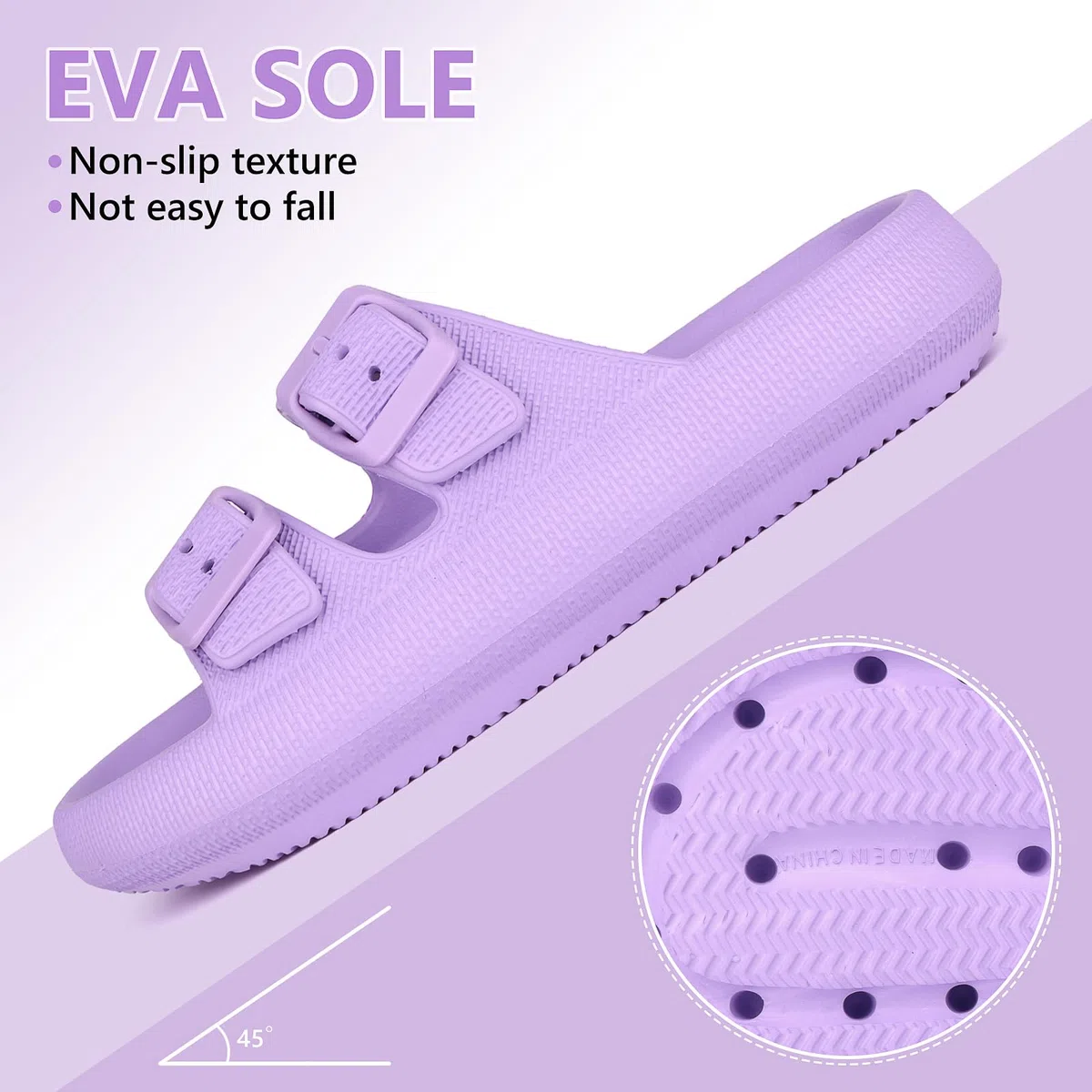 Kinder Cloud Slides Jungen Mädchen Einstellbare Doppelte Schnalle EVA Flache Sandalen Sommer-Kissen-Pantoffeln Dusche Strand Pool Schieber