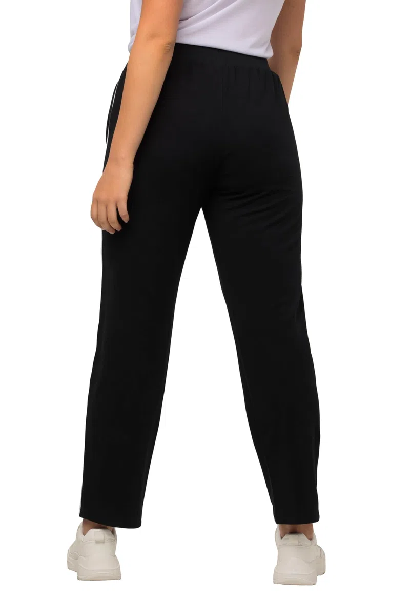 Ulla Popken Damen große Größen Übergrößen Plus Size Jogginghose, Elastikbund, Seitenstreifen 798285
