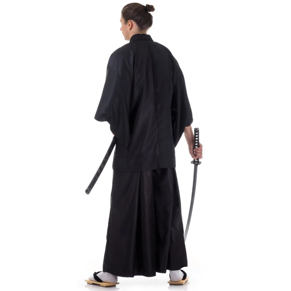 Japan Samurai Set Kimono Kostüm Hakama Hosenrock + Kendo Gi+ Haori M L XL