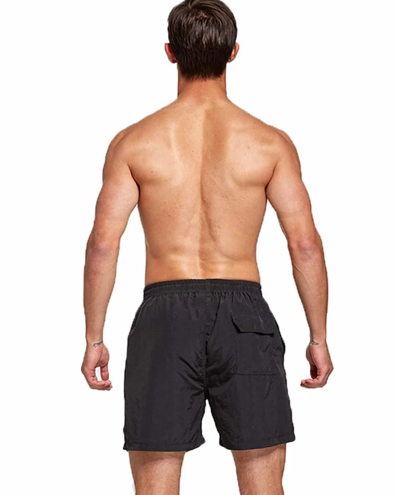 JustSun Badehose Herren Schnelltrocknend Boardshorts mit Mesh-Futter und Verstellbarem Tunnelzug